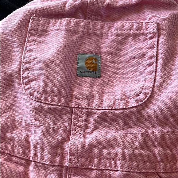 B20. Carhartt Pink 4t Kids Overalls - Picture 8 of 9